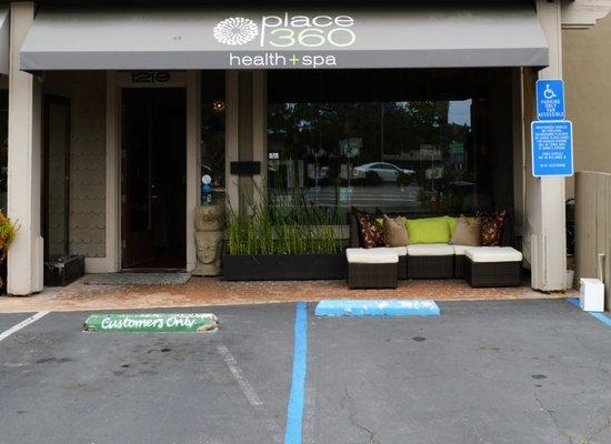 Our office in Del Mar, chiropractor, massage, acupuncture, parking in front! Serving Del Mar, Carmel Valley and all of SD!