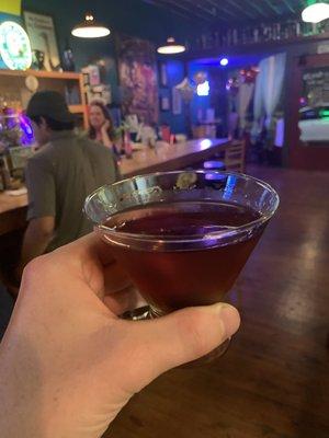 Ask and you will receive: a delicious Manhattan