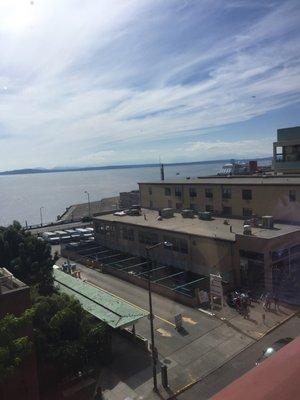 Great happy hour view of the piers