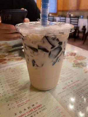 Soy Milk with Grass Jelly ($3.75)