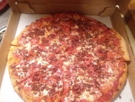 Pepperoni and Bacon.....