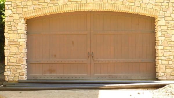 Custom Wood Sectional Door