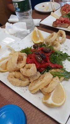 Fried calamari was perfect