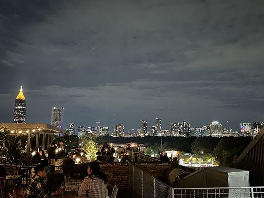 ATL skyline view from roof