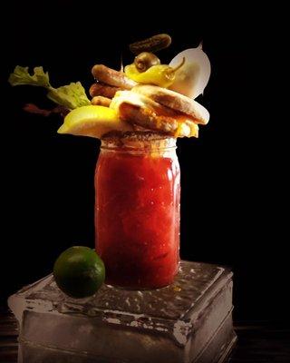 Our Breakfast Bloody for our Sunday Brunch Series