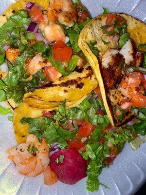 SHRIMP TACOS