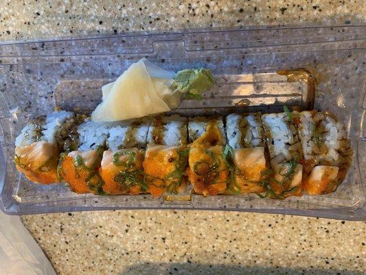 Baked Salmon Roll