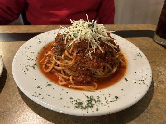 Spaghetti with meat sauce