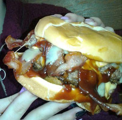 The Redneck burger.... OMG!!