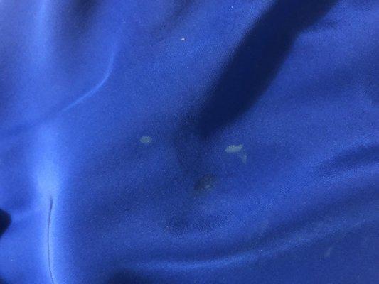 More bleach stains that ruined my dress - no apology or  refund