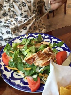 Grilled chicken salad!