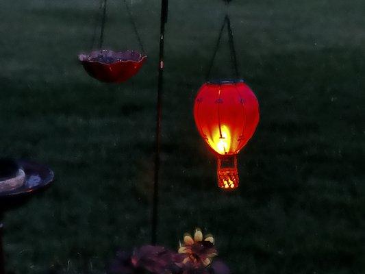 LED solar hot air balloon