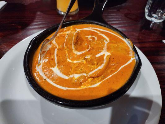 Second visit: butter chicken with level 6 spiciness, has just the right amount of kick to it.