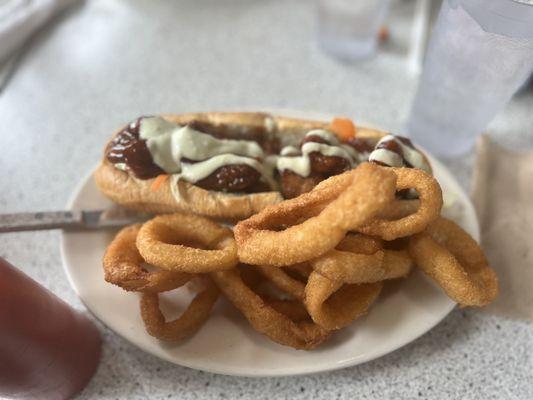 Shrimp poboy