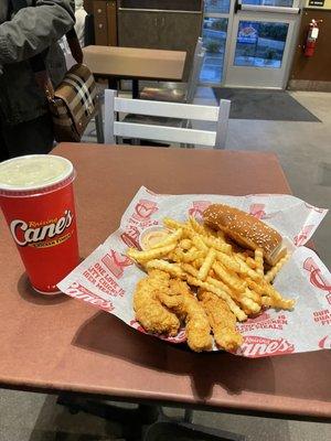 Lemonade, The Sandwich Combo - 3 Chicken Fingers, Crinkle-Cut Fries and Texas Toast!!