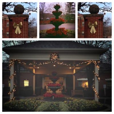 The residents are enjoying a beautiful holiday season.