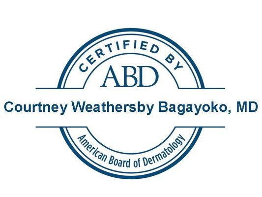 Courtney Bagayoko is a board-certified medical and cosmetic dermatologist.