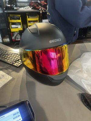 My final decision for a motorcycle helmet - Sedici