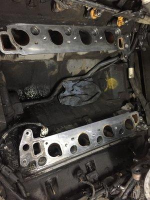 2006 F150 4.6L, replaced knock sensor and intake gasket.