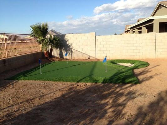 Paver and Putting Green Installation