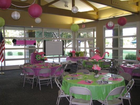 Community Center is available to Islands Residents & Non-residents, holds up to 100 people and includes tables and chairs.