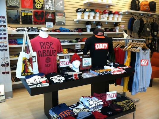 New expanded fashion section with clothing and accessories from popular brands like Obey, Diamond Supply Co, Iron Fist & Neff!