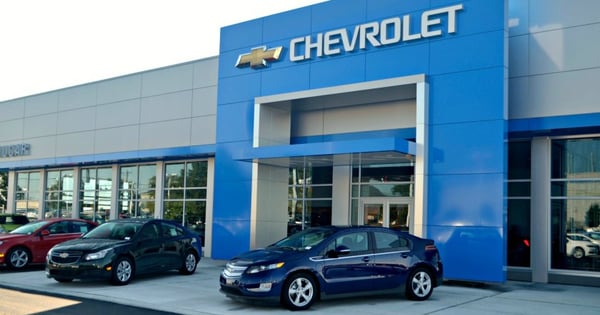 new Chevy showroom