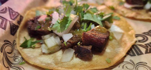 carne asada taco