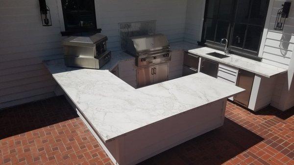 BBQ project created out of Dekton material!