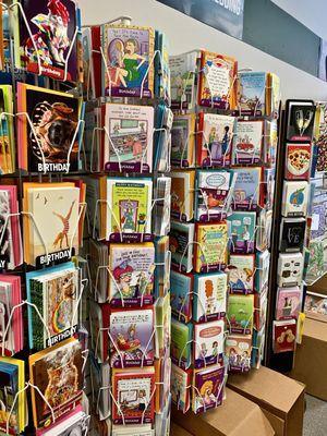 Great greeting card selection.