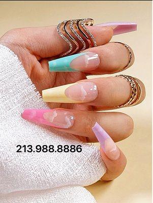 Nice colors for summer time 213.988.8886