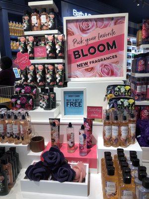 New bloom fragrance display