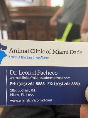 I first took my dog here immediately Dr Pacheco took x rays and blood work in an hour , I knew the problem