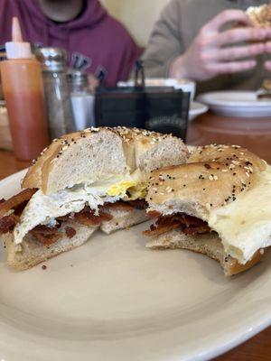 Classic breakfast sandwich