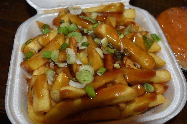 Teriyaki fries w. green onion