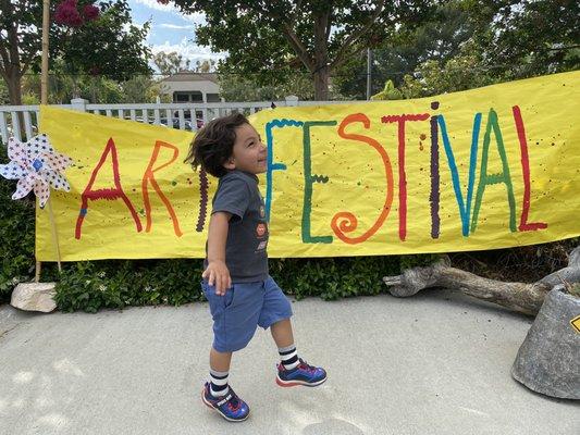 Art Festival, one of many cool activities where kids can be kids and show off their skills to their friends and family!