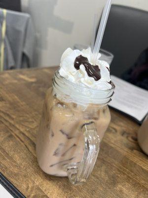 Iced coffee- mocha flavor