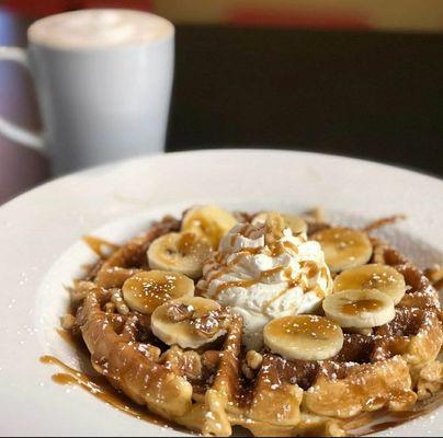 Banana  Nut Waffle