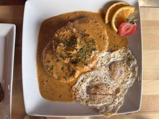 Biscuits and Chorizo Gravy.