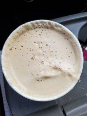 Look at that frothy goodness!