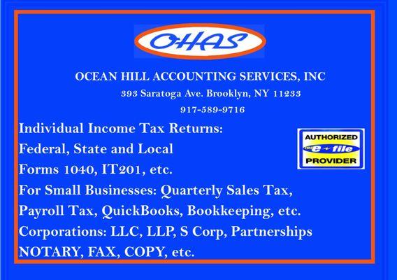 Ocean Hill Accounting Services