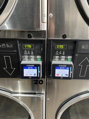 Dryer $1.75 for 30 min