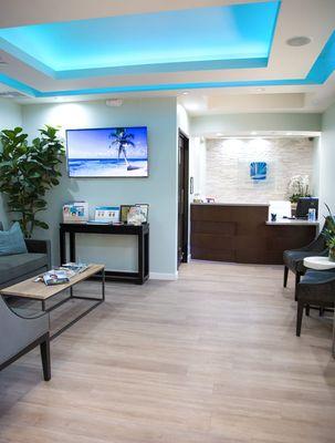 The front office at South Coast Plastic Surgery in Irvine.