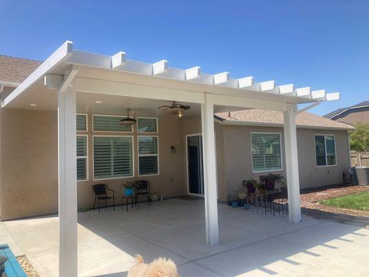 Patio cover by Sunset Patio and awning