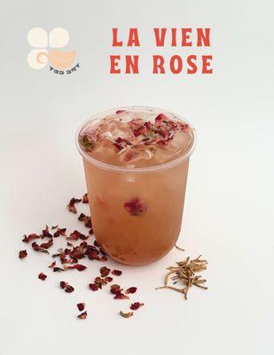 La Vie En Rose: Soothing organic rose with ginseng, great for health and tasty.