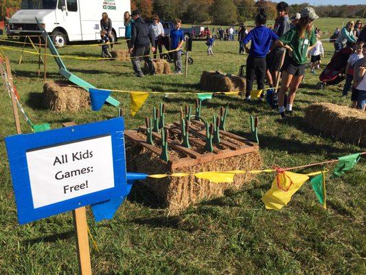 Kids games free at Farm Fest