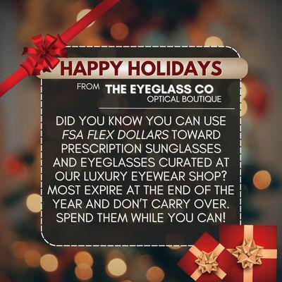 Hurry! Spend your Flex Dollars before the year ends