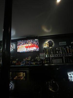 TVs available at the bar & around the inside