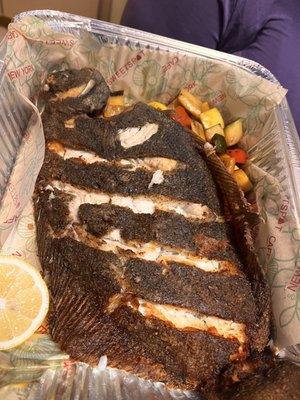 Fried whole fish