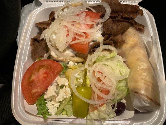 Gyro 3. Gyros Plate Combo